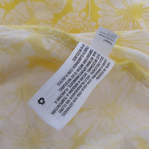 Lisa Marie Fernandez for Target Casual Dress Size XL Womens Yellow Floral Daisy - Picture 5 of 7